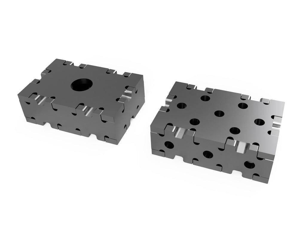 123 Block DXF Cut Files - 3/16" Material DIY Welding Fixture Blocks