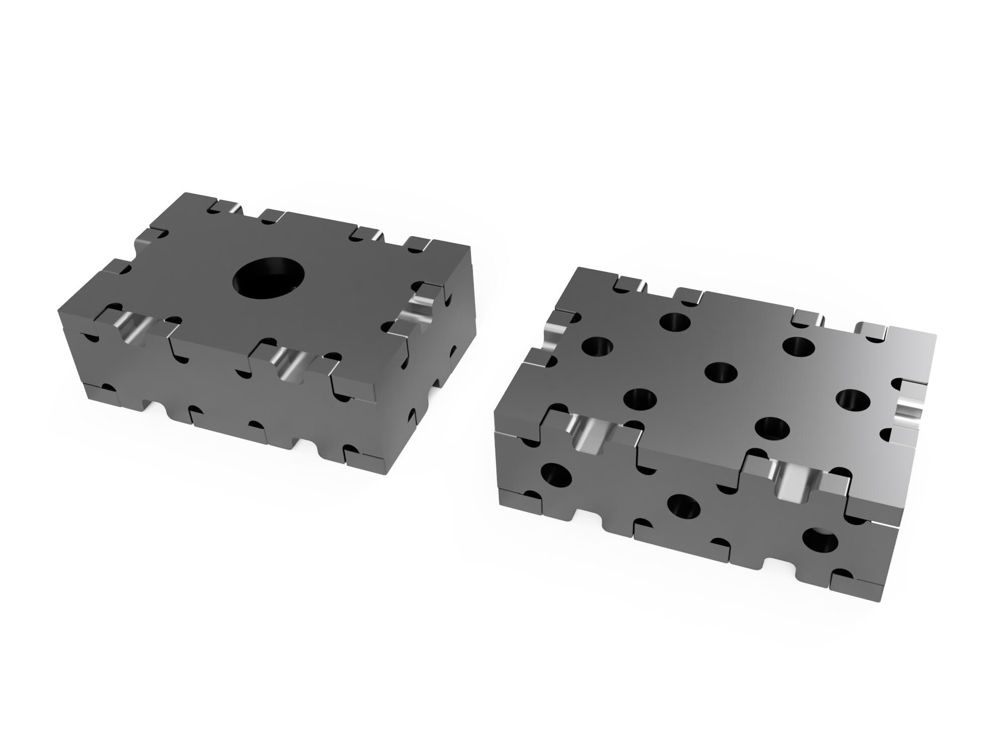 123 Block DXF Cut Files - 3/16" Material DIY Welding Fixture Blocks