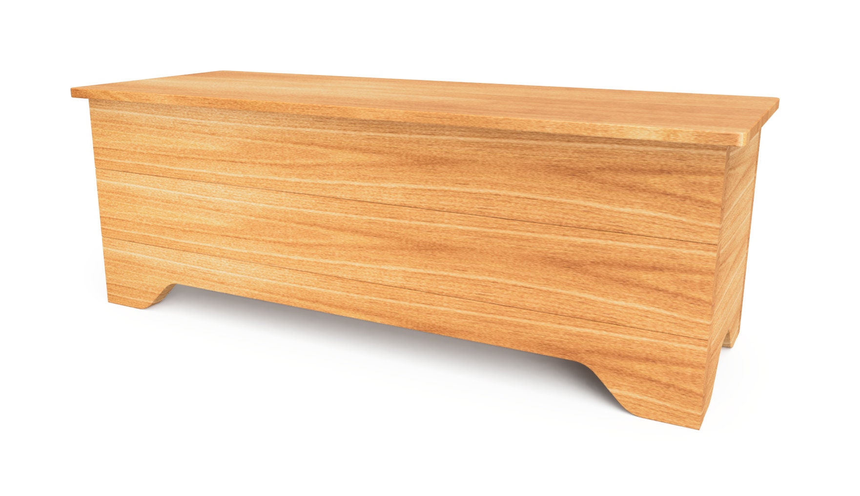 Storage Bench Plans - PDF Plans For A Simple Bench With Compartment