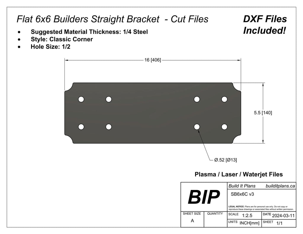 Timber Frame Bracket DXF Cut File Bundle - For 4x4 6x6 And 8x8 Posts