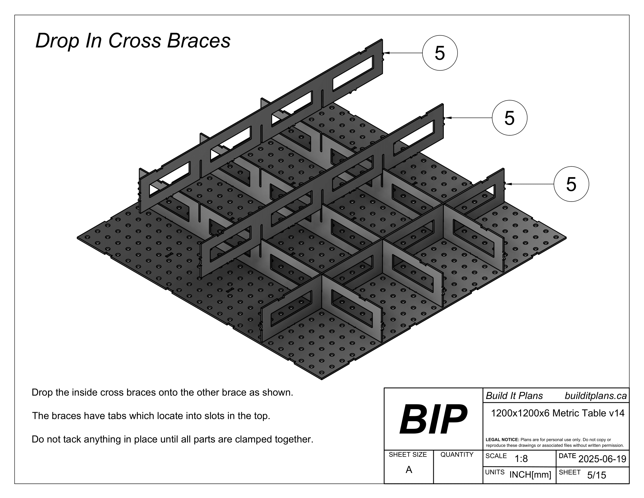 6mm Metric Welding Fixture Table DXF File Bundle - Fixture Table Cut Files + Plans