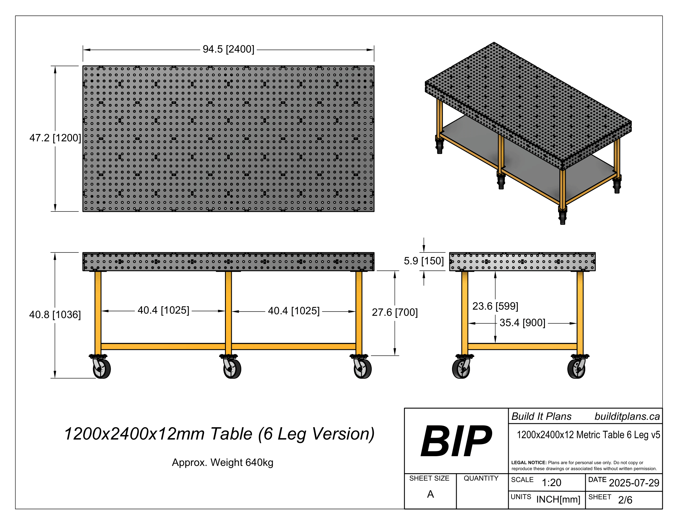 12mm Metric Welding Table DXF File Bundle - Fixture Table Cut Files