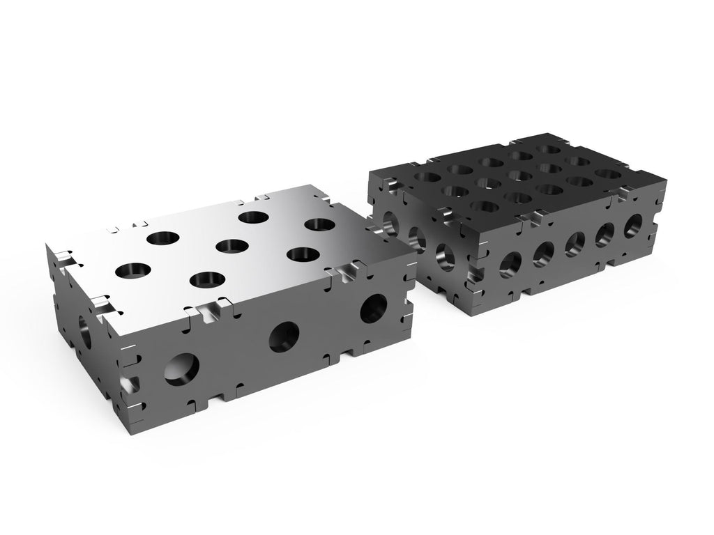 50x100x150mm Fixture Block DXF Cut Files - 6mm Thick Material