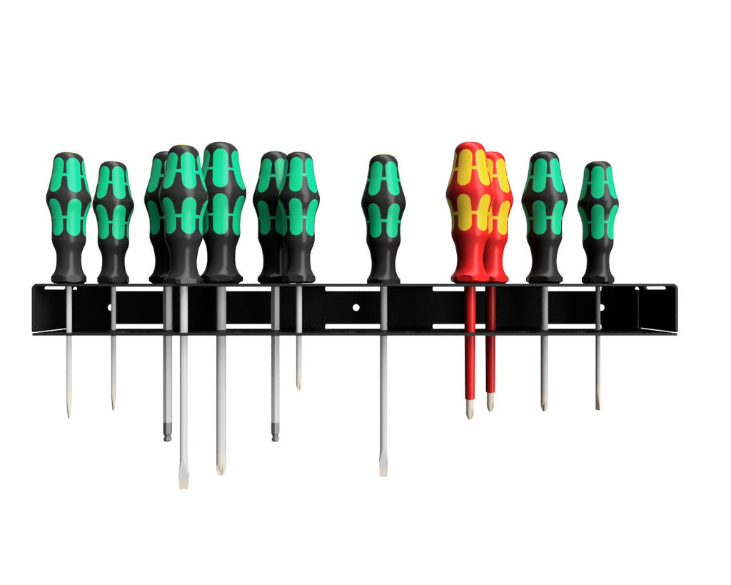 Screwdriver Rack DXF – Mounted Screwdriver Holder Cut File