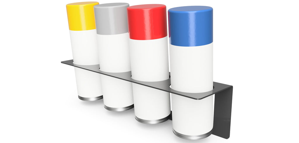 Spray Can Holder DXF Files – Aerosol Can Rack Cut Files