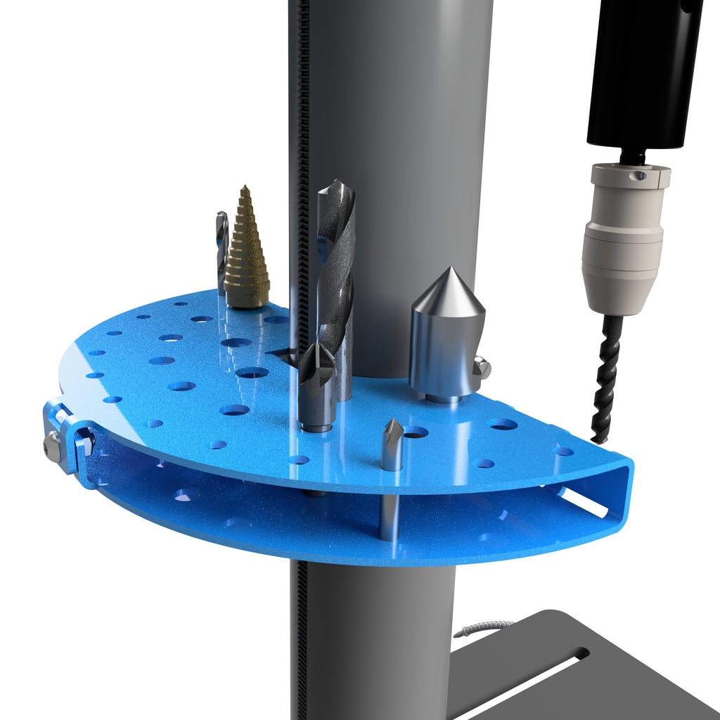 Drill Press Organizer DXF File – Drill Bit Holder Cut File
