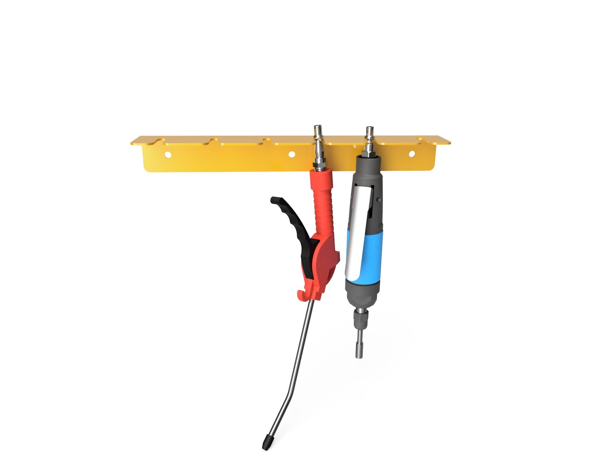 Air Tool Hanger DXF Files - Pneumatic Tool Holder Cut Files Bundle