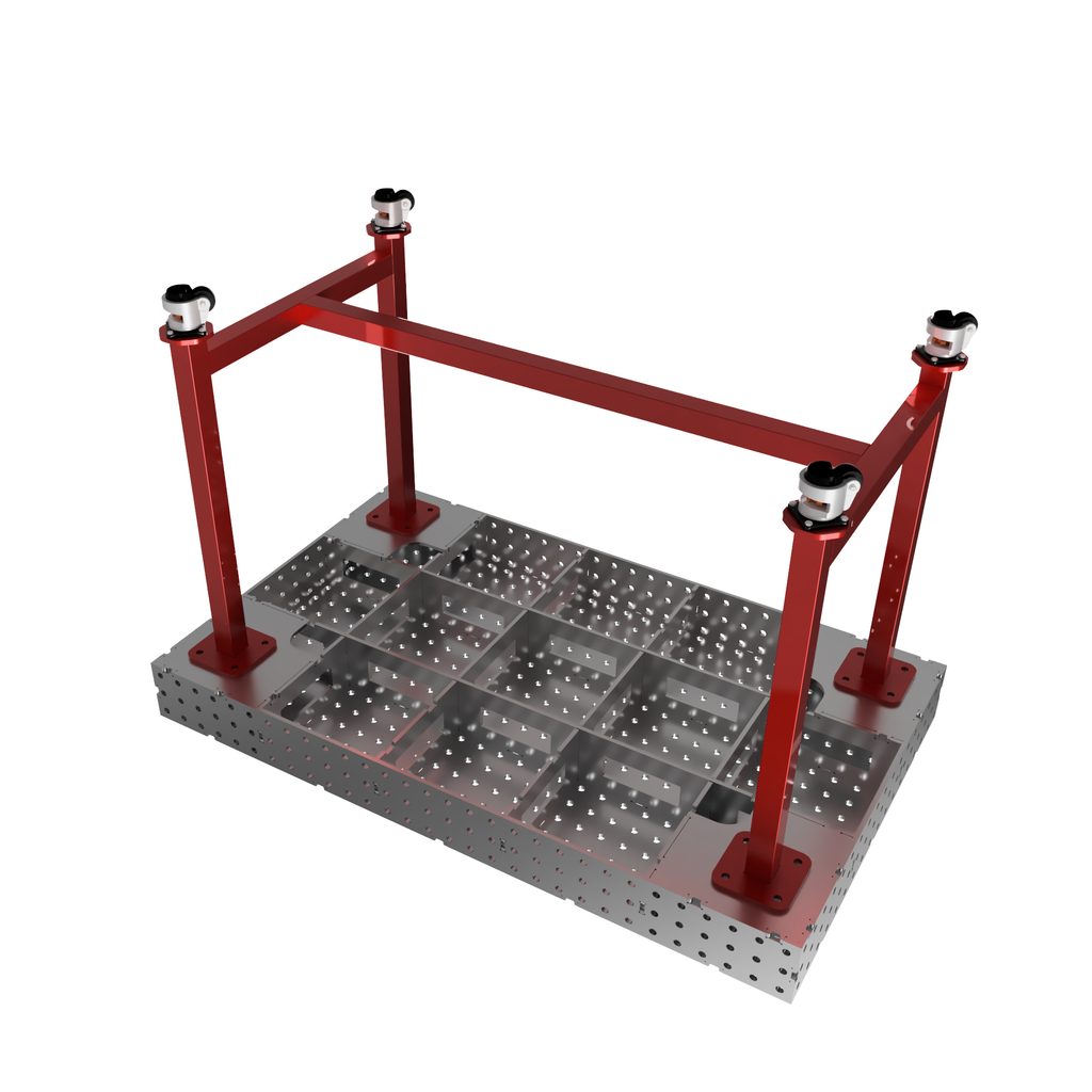 3x5 0.375" Welding Fixture Table Cut Files - 3/8" Steel Thickness