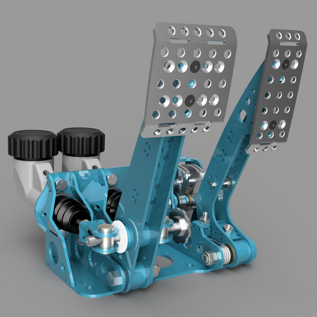DIY Pedal Box DXF Files – Brake + Throttle Pedal CNC Cut Files + Plans