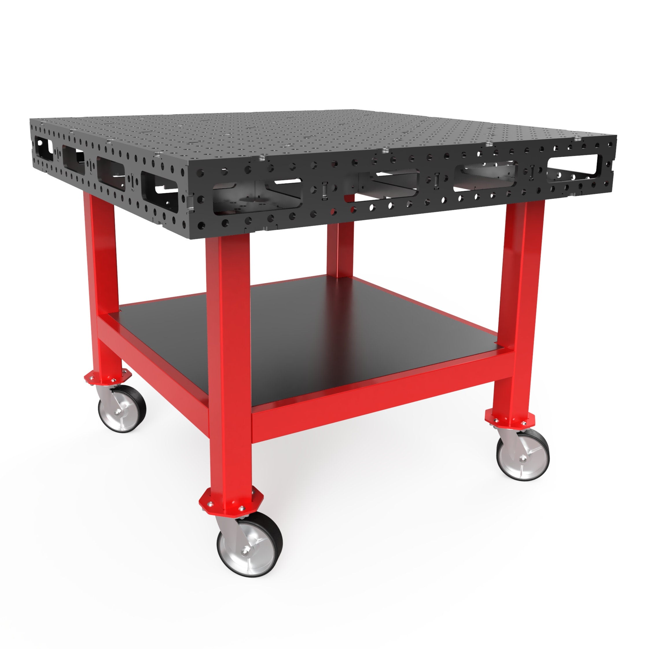 4'x4' Welding Fixture Table DXF Files - 3/8 Steel