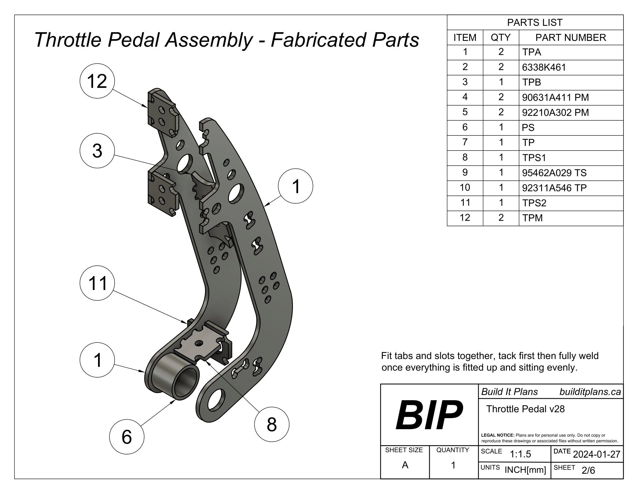 Race Car Pedal Set Plans - Floor Mounted - DXF Cut Files + PDF Plans