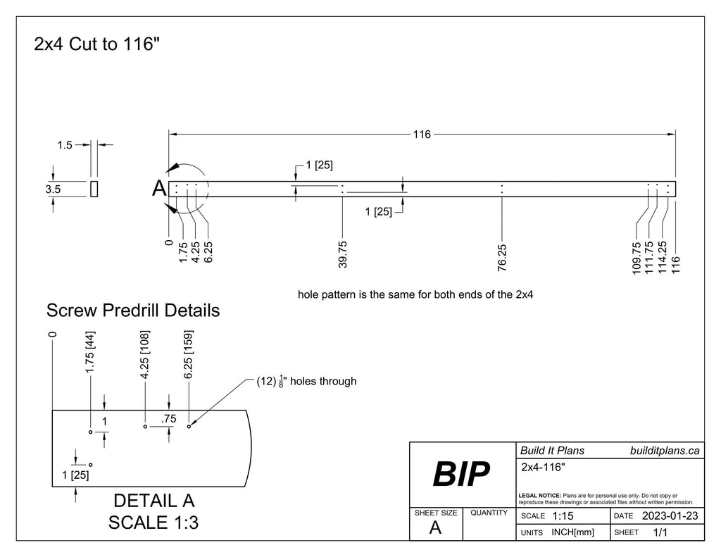 4'x10' Wood and Metal Raised Garden Bed PDF Plans - 48"x120"