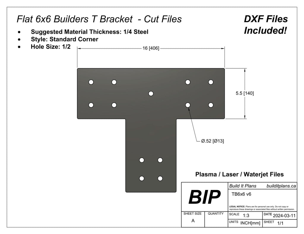 Timber Frame Bracket DXF Cut File Bundle - For 4x4 6x6 And 8x8 Posts