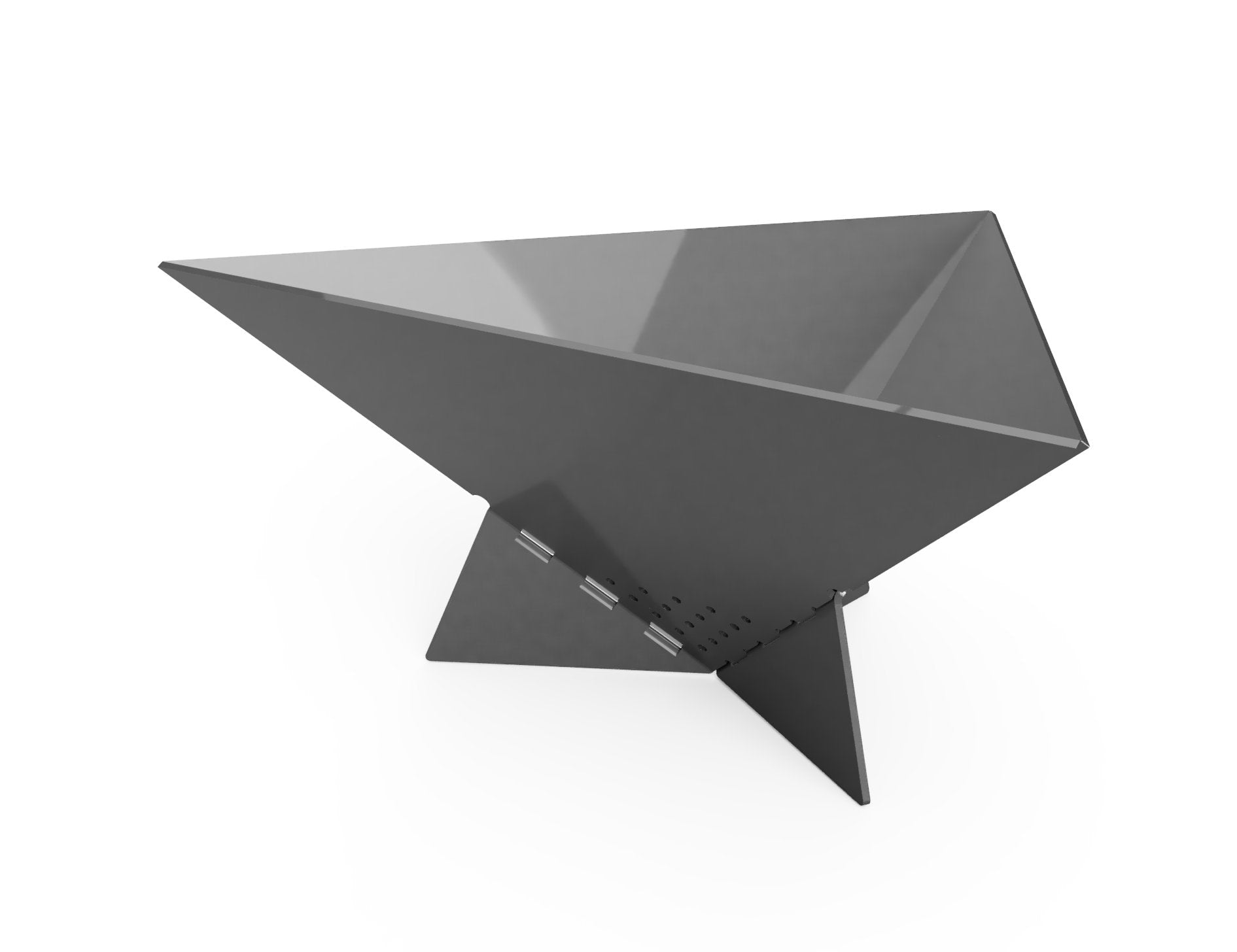 24" Triangular Fire Pit DXF Cut Files and Plans