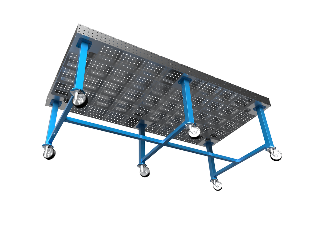 5x10 Welding Table DXF File Bundle - For 1/4", 3/8" and 1/2" Material