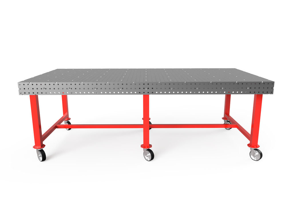 5x10 3/8" Welding Table DXF Files and PDF Plans - For 0.375" Material