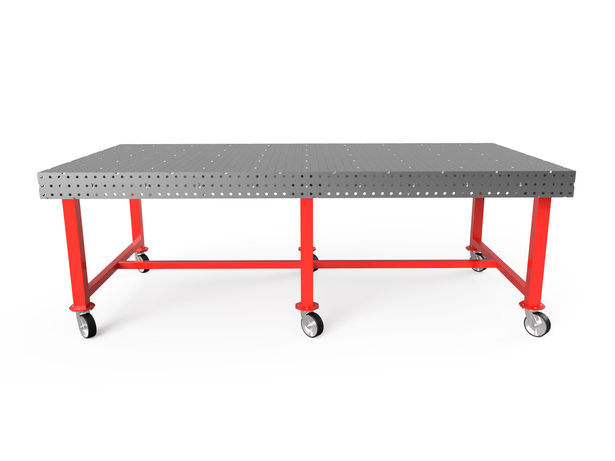 5x10 3/8" Welding Table DXF Files and PDF Plans - For 0.375" Material