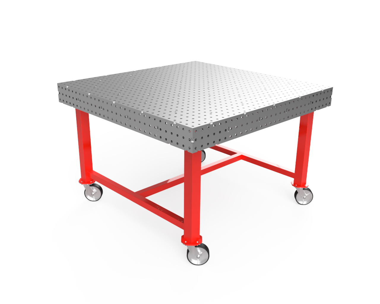5x5' 3/8" Welding Fixture Table Cut Files - 0.375" Steel Thickness