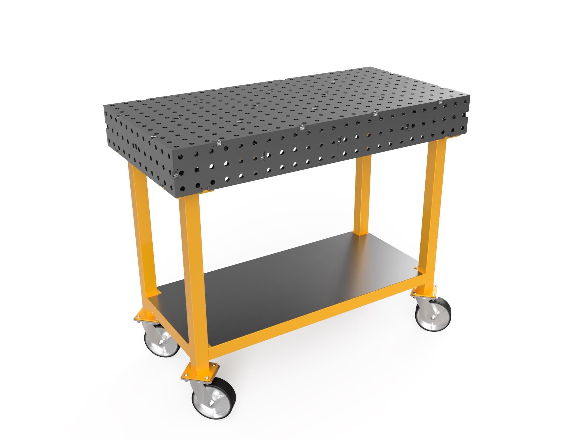 1200x600mm Welding Table DXF Files - 12mm Steel
