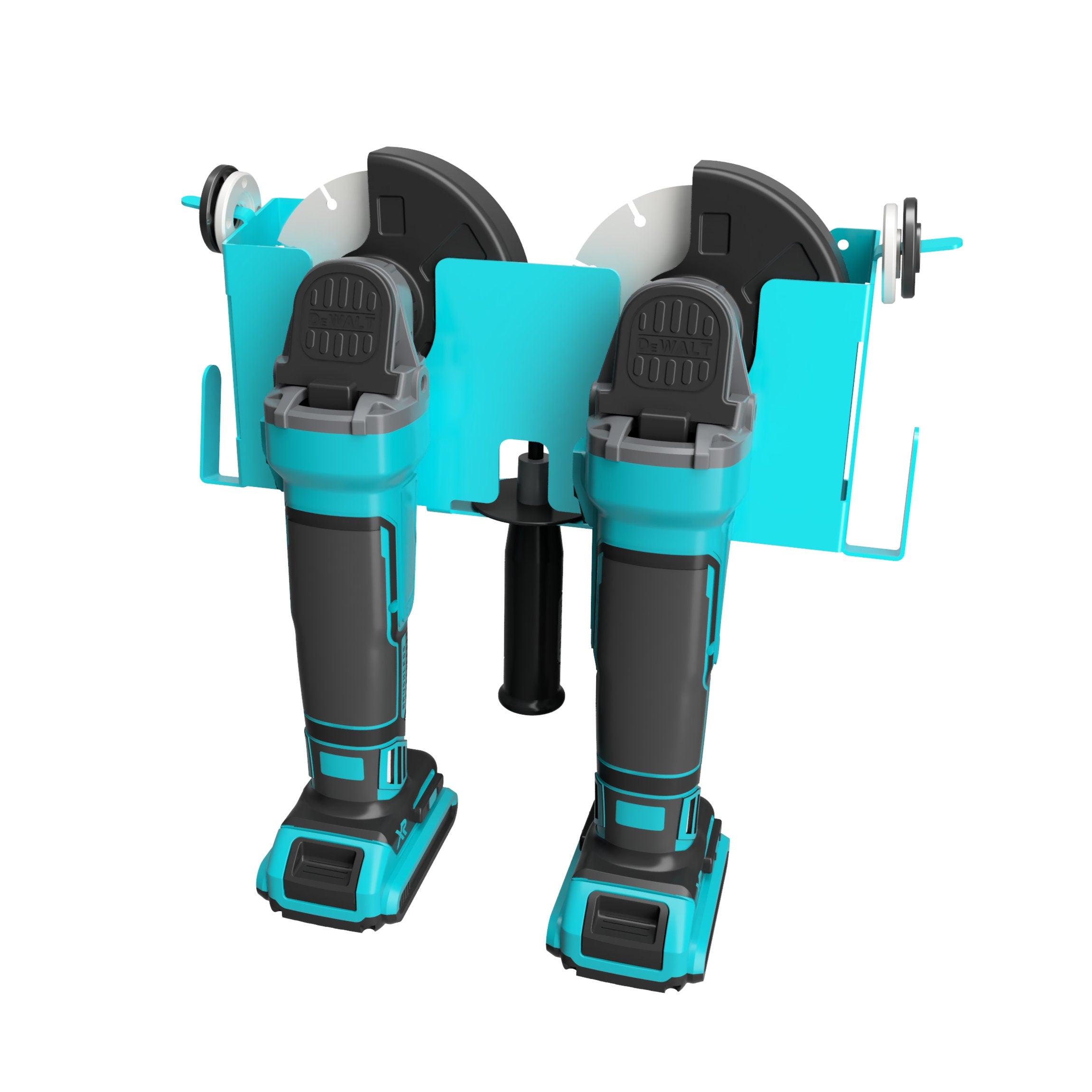 Angle Grinder Holder DXF File – Dual 4.5 Inch Grinder Hook Cut File