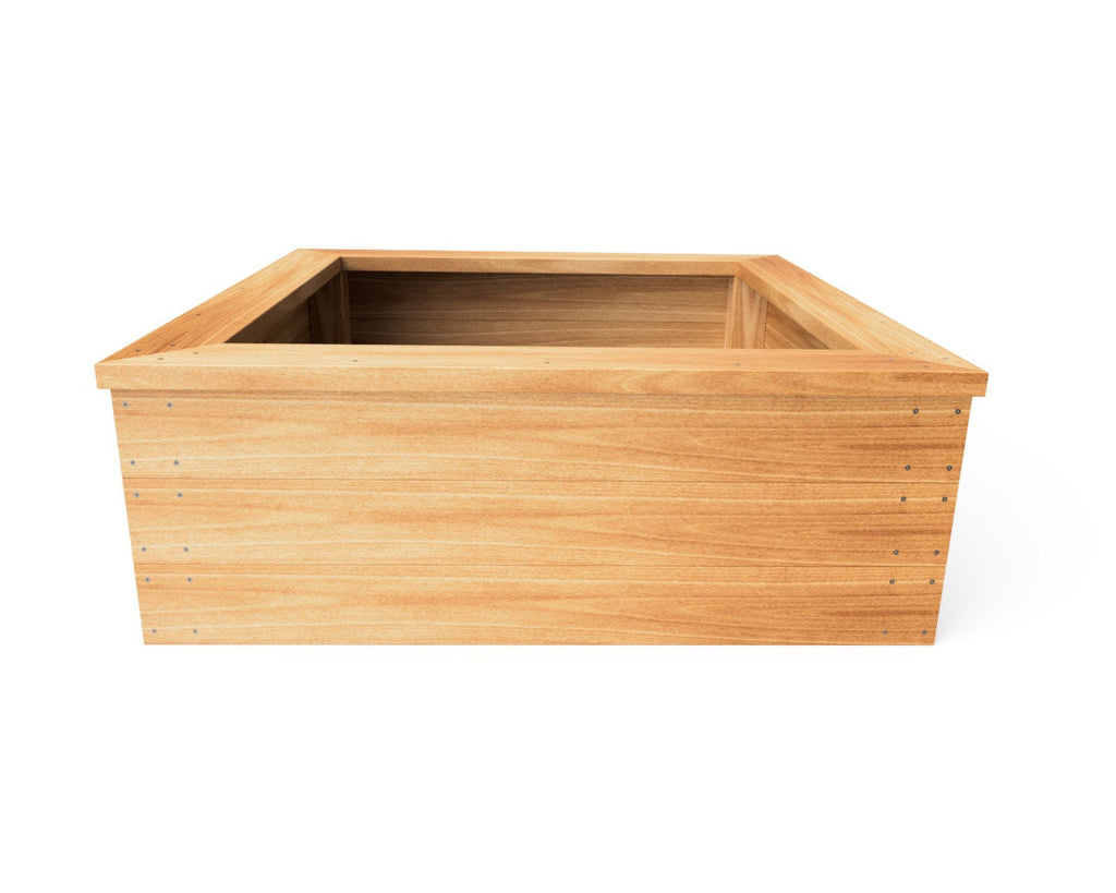 4'x4' Raised Wood Garden Bed PDF Plans - 48"x48"