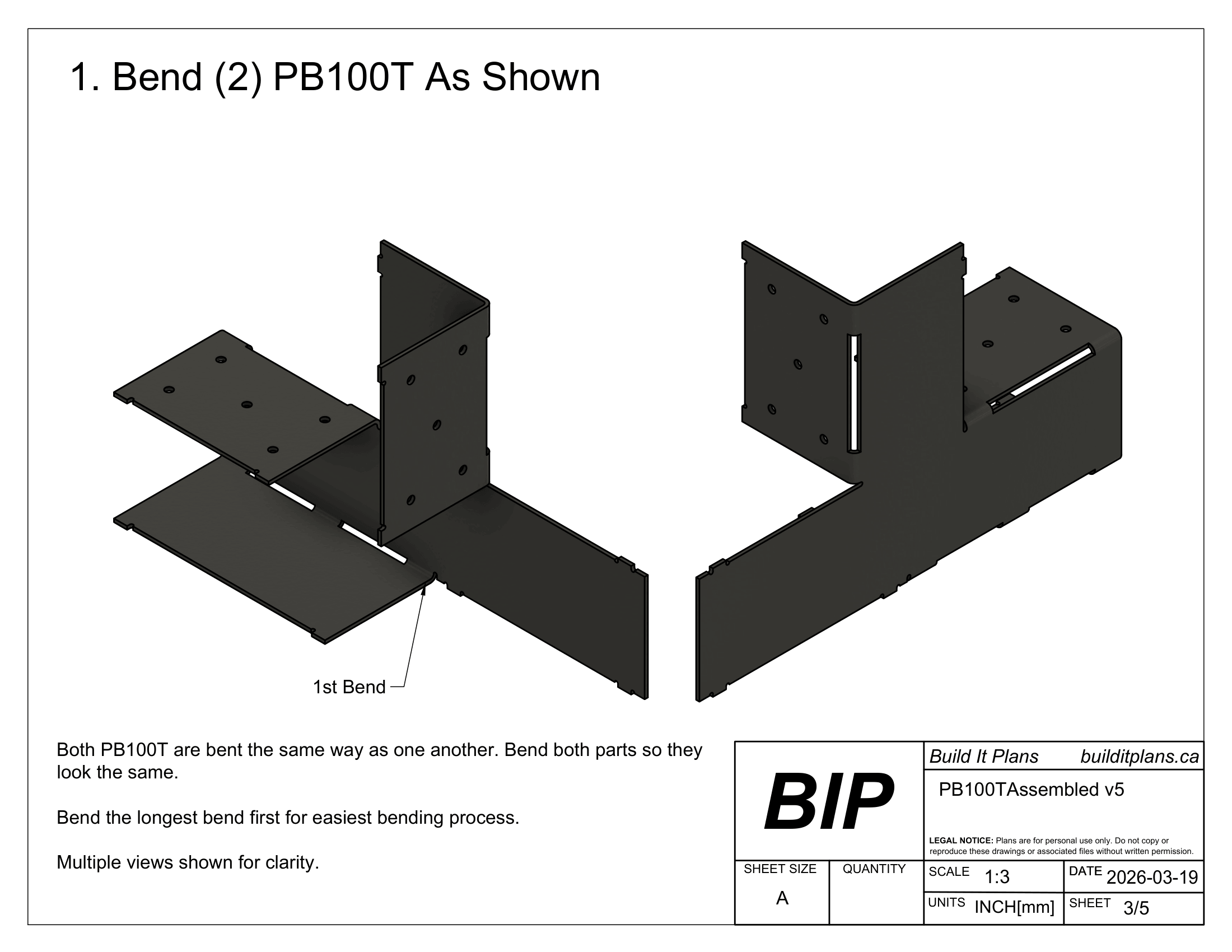 100mm Post Bracket DXF File Bundle - For 100x100mm Wood Posts