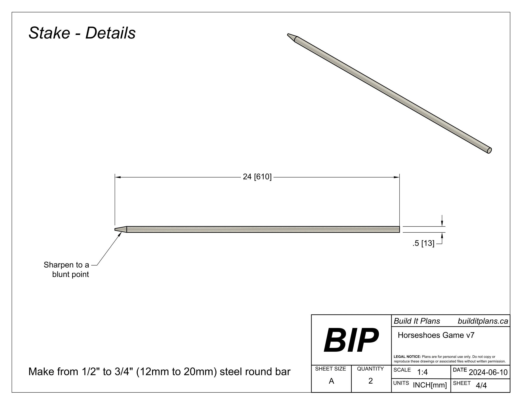 Horseshoes DXF Cut Files - DIY Horseshoe Game