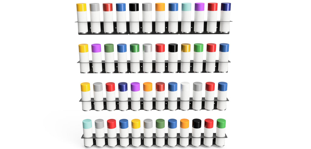 Spray Can Holder DXF Files – Aerosol Can Rack Cut Files