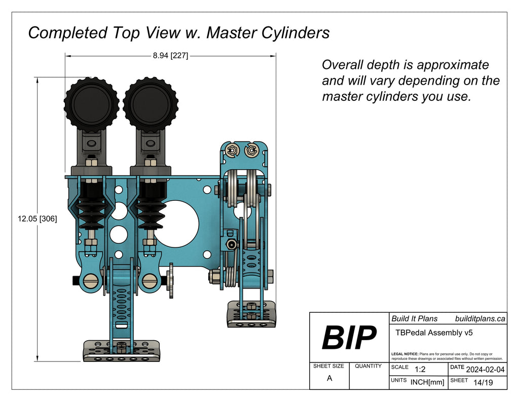 DIY Pedal Box DXF Files – Brake + Throttle Pedal CNC Cut Files + Plans