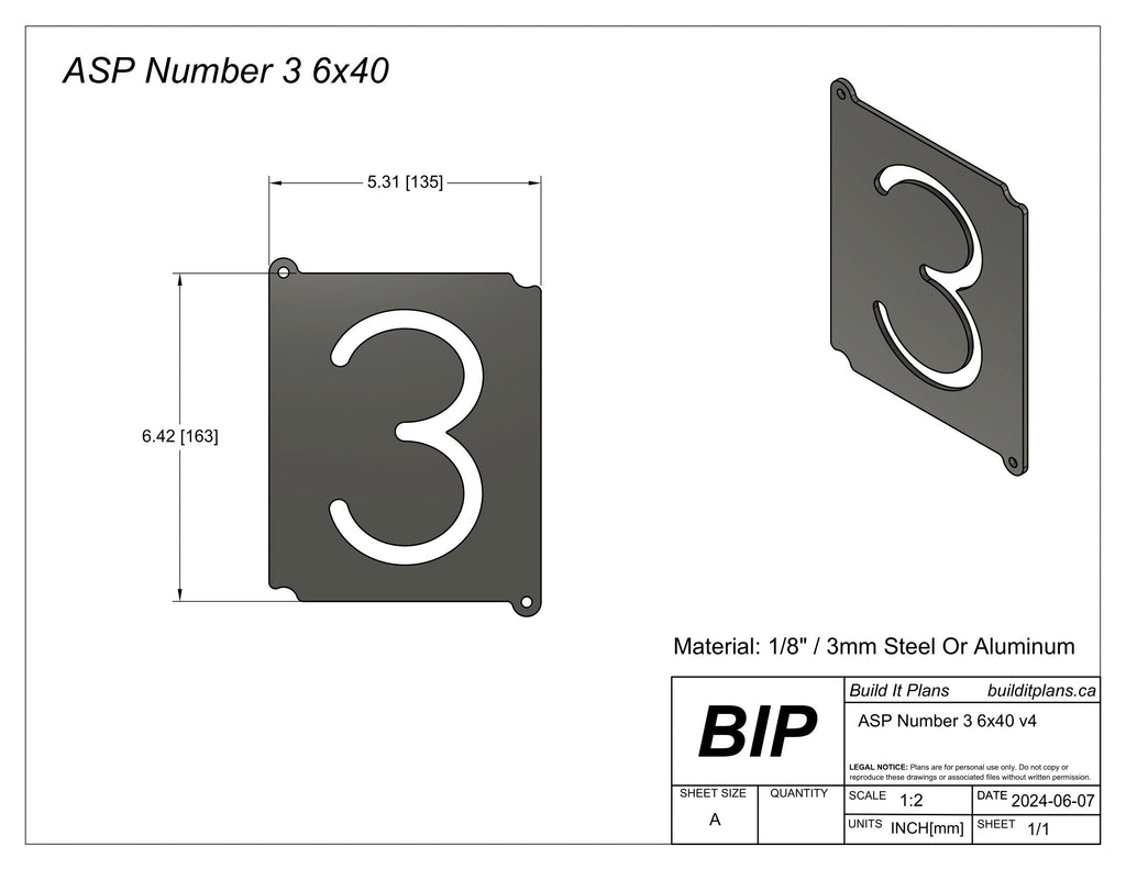 Illuminated Address Sign Pillar DXF Cut Files And Plans