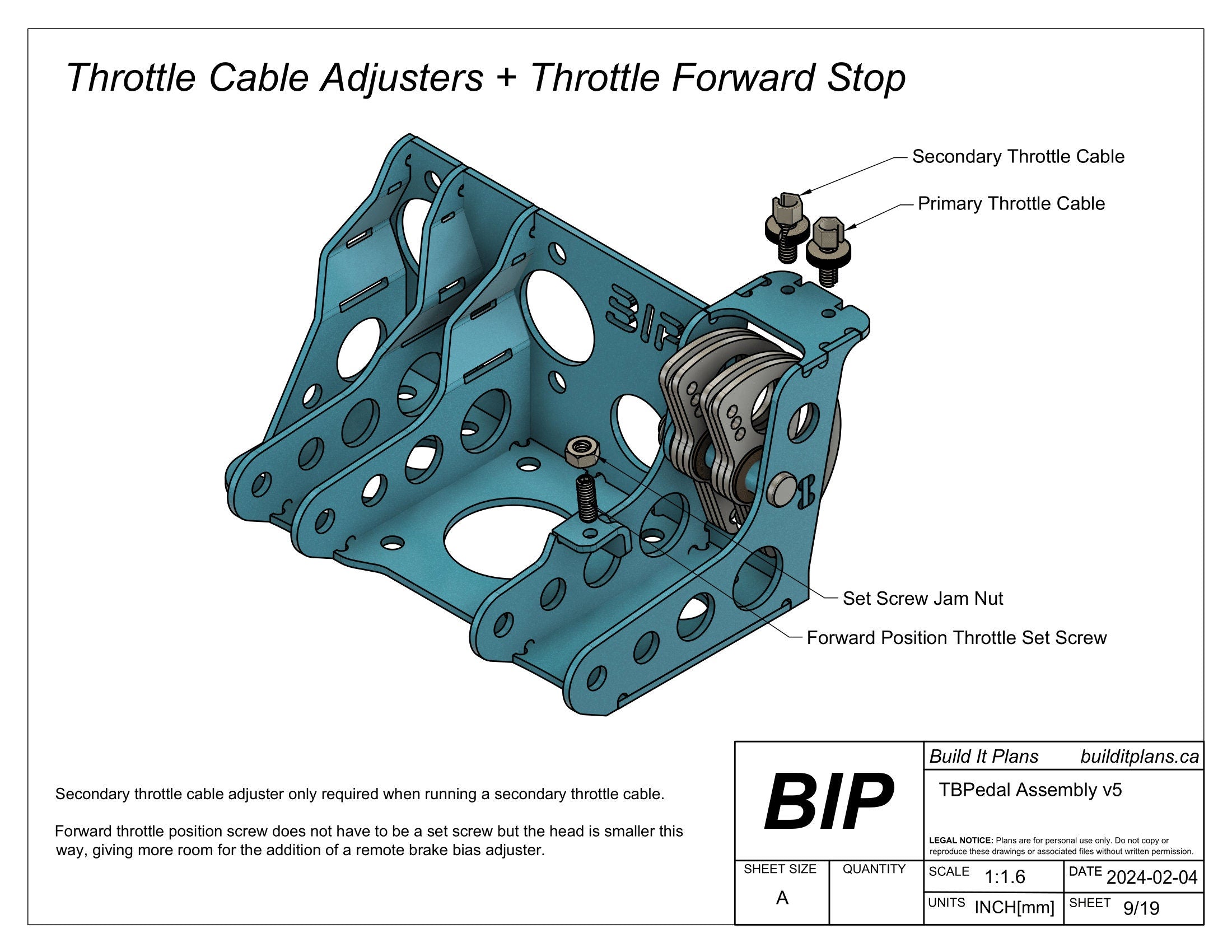DIY Pedal Box DXF Files – Brake + Throttle Pedal CNC Cut Files + Plans