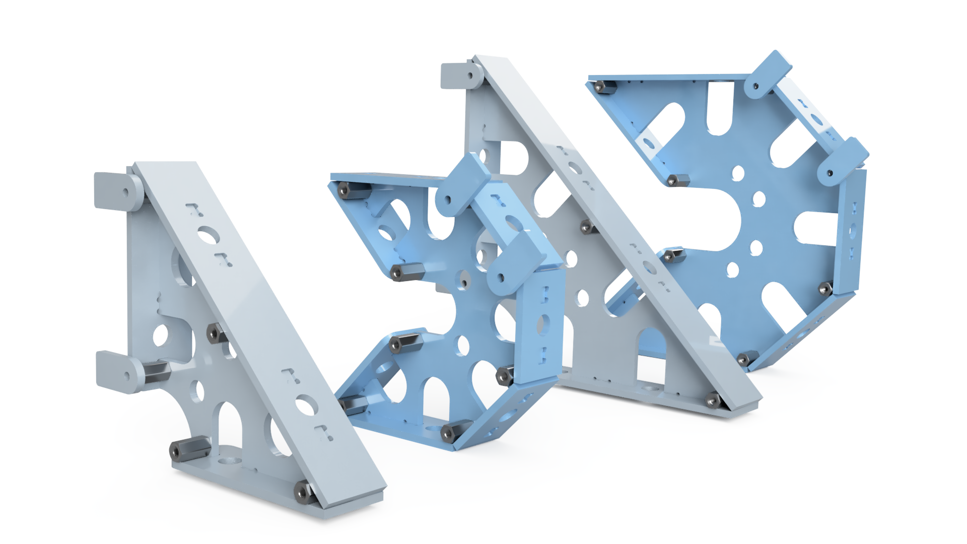 Metric Welding Square DXF Bundle - 6mm Thick Steel - Welding Fixture Cut Files