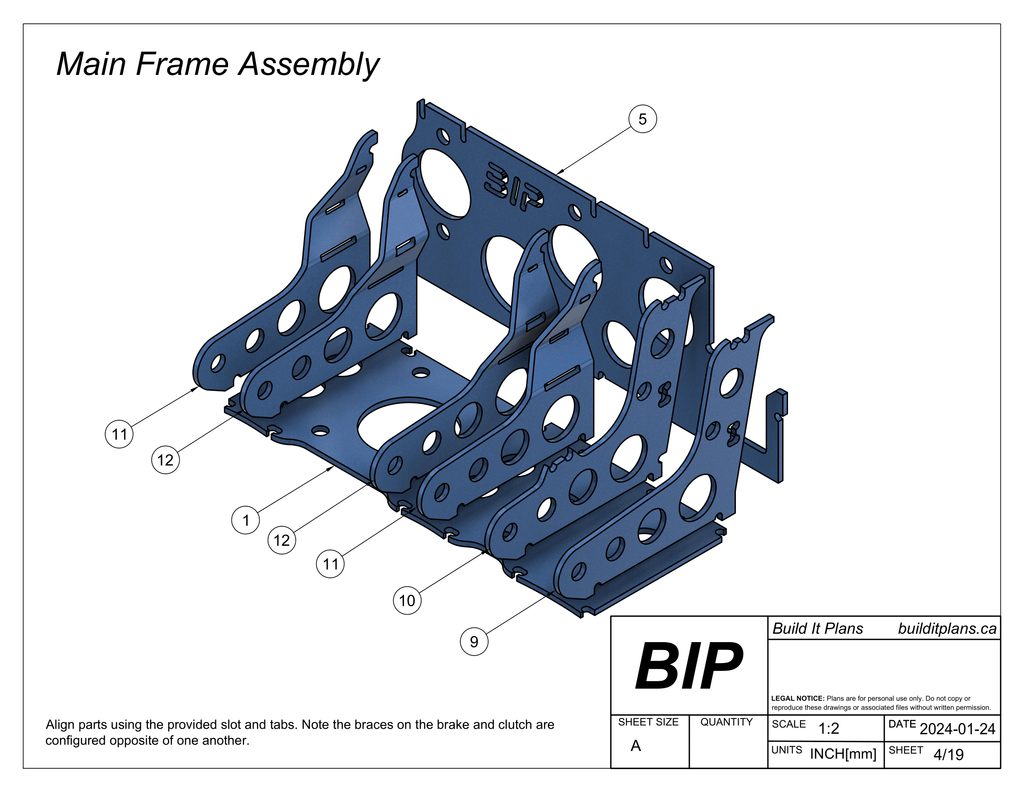 Race Car Pedal Set Plans - Floor Mounted - DXF Cut Files + PDF Plans