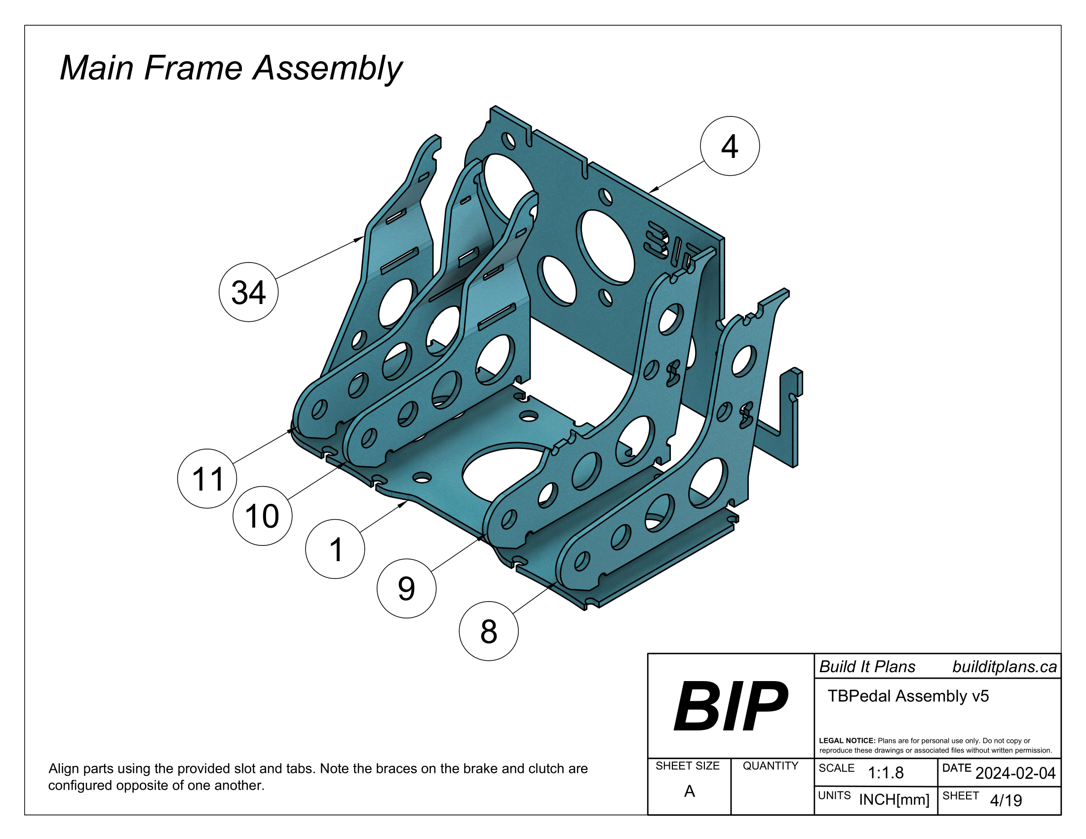 DIY Pedal Box DXF Files – Brake + Throttle Pedal CNC Cut Files + Plans