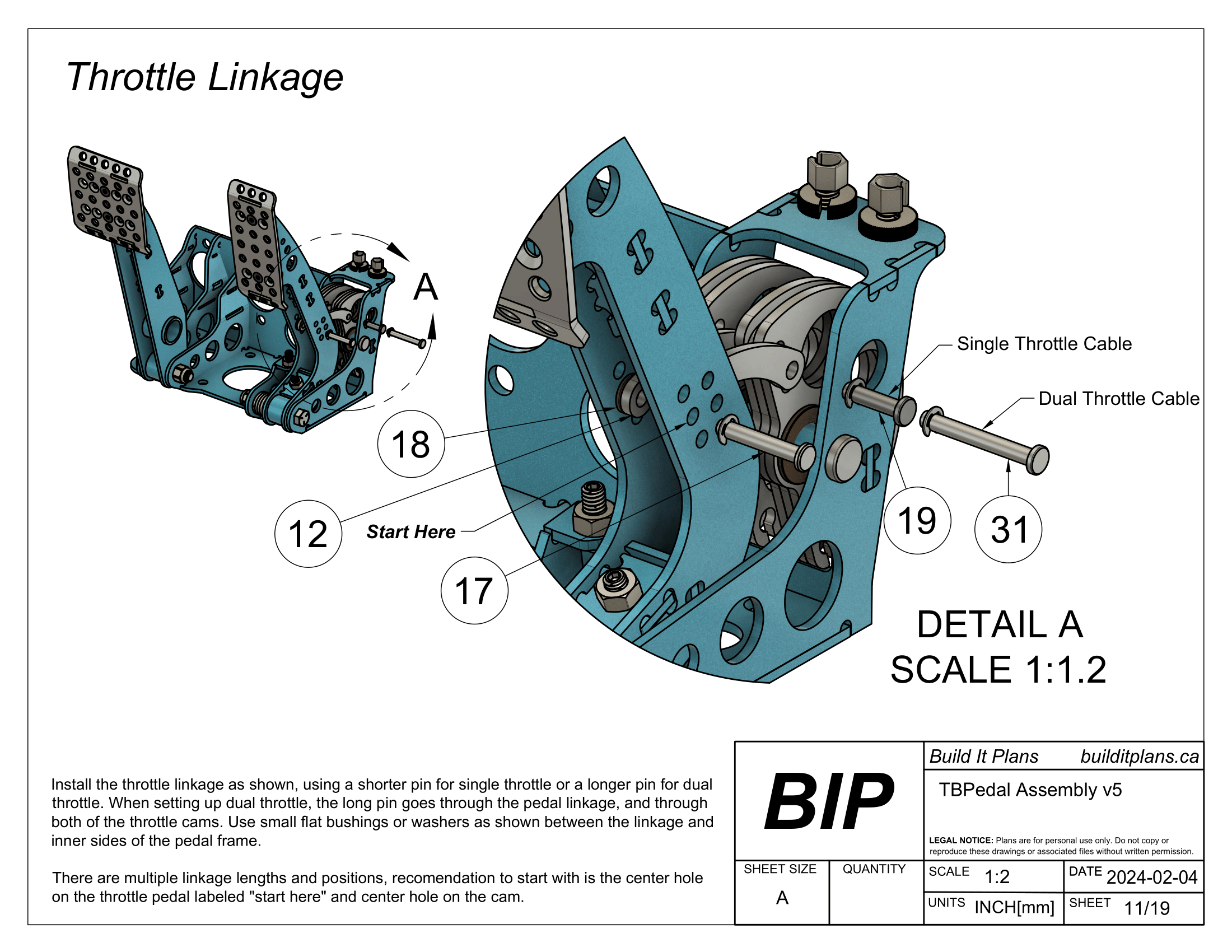 DIY Pedal Box DXF Files – Brake + Throttle Pedal CNC Cut Files + Plans