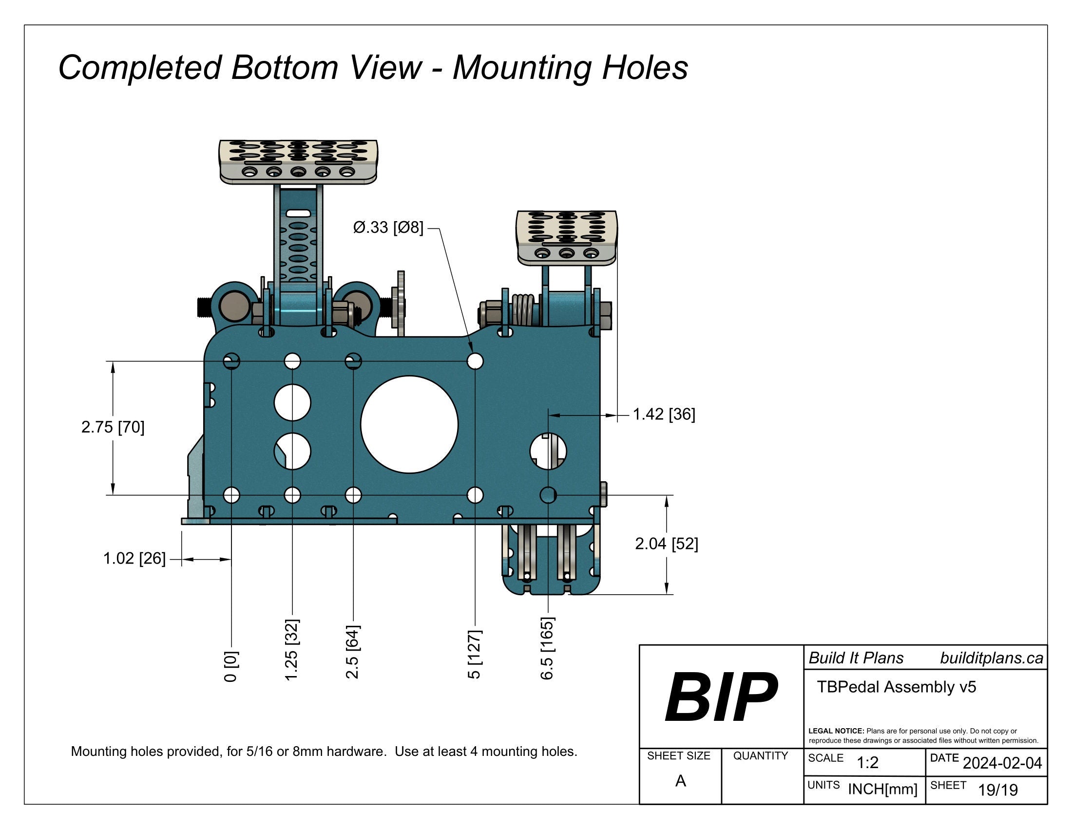 DIY Pedal Box DXF Files – Brake + Throttle Pedal CNC Cut Files + Plans
