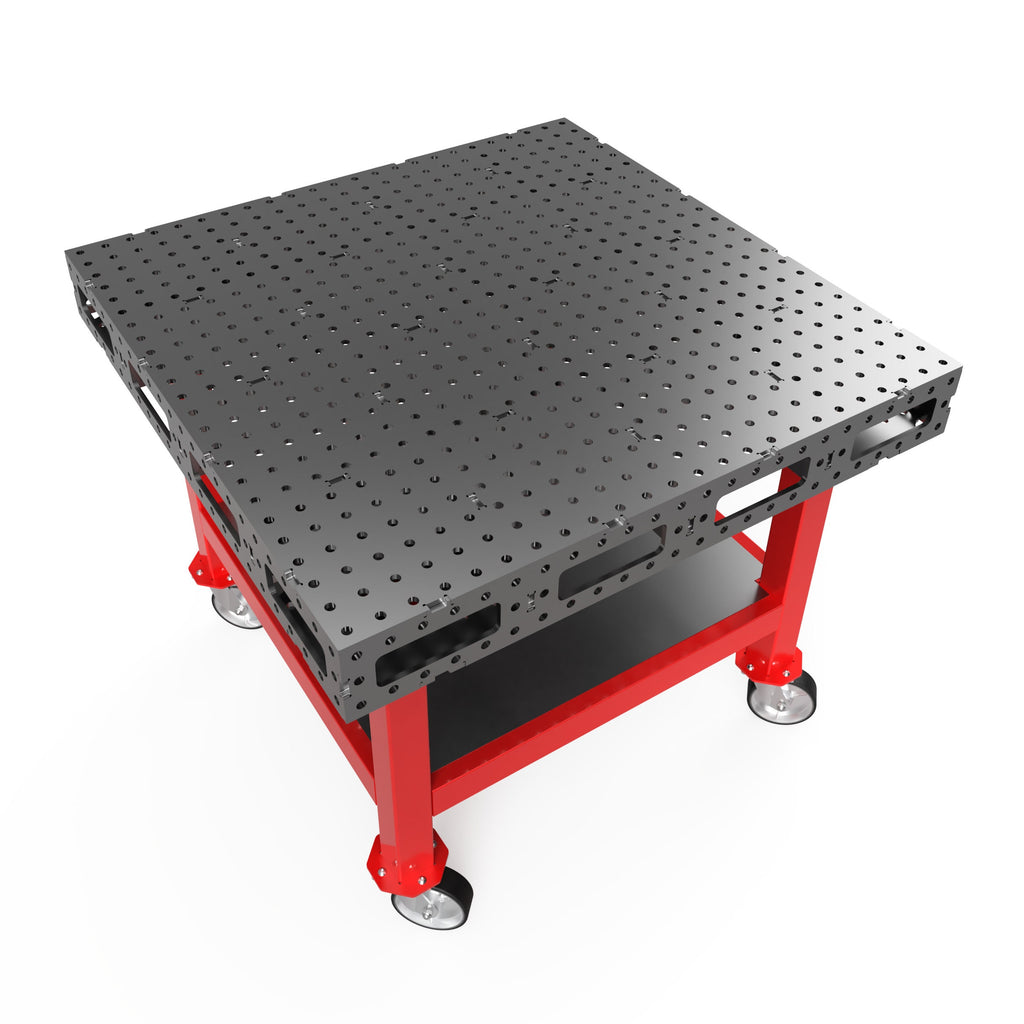 4'x4' Welding Fixture Table DXF Files - 3/8 Steel