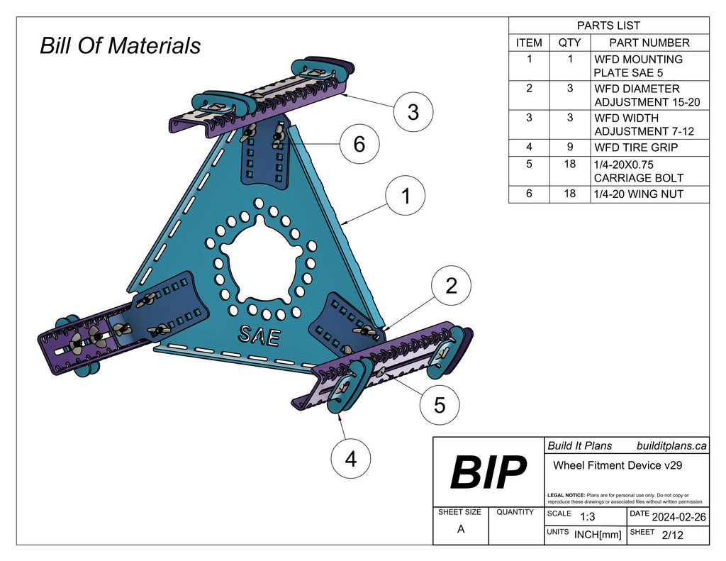 Wheel Offset Tool DXF File – Wheel Simulator Files + PDF Plans