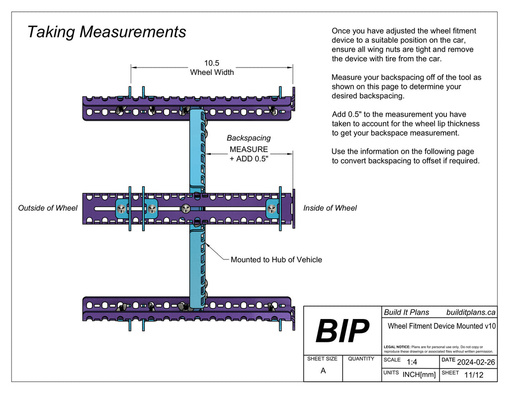Wheel Offset Tool DXF File – Wheel Simulator Files + PDF Plans