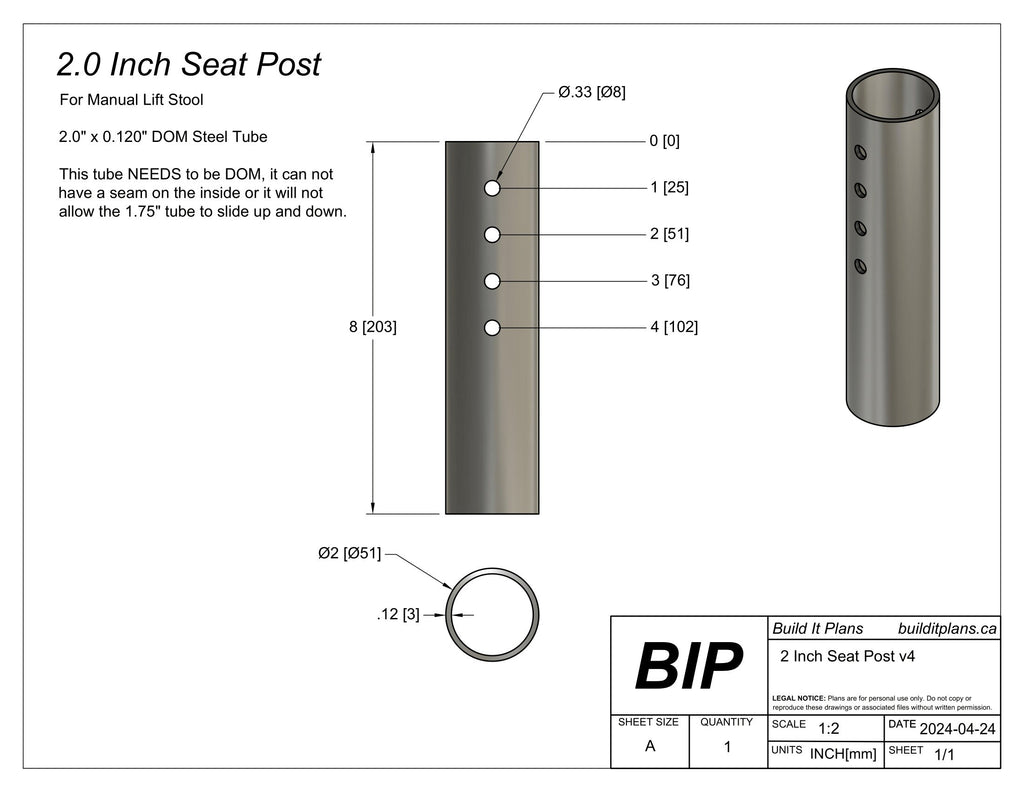 Shop Stool DXF Files - Adjustable Workshop Stool Cut Files + Plans