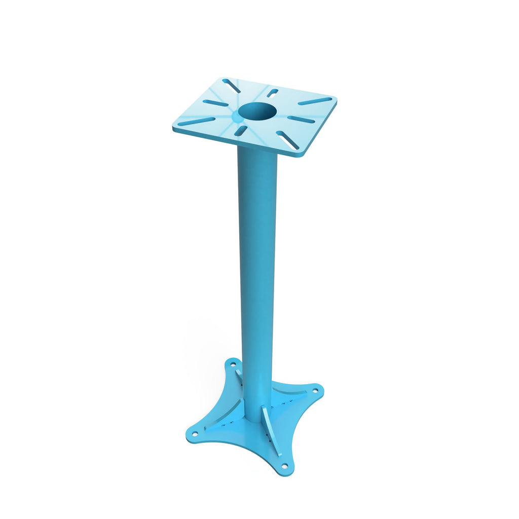 Grinder Pedestal Stand DXF Files - DIY Floor Mounted Pedestal Stand