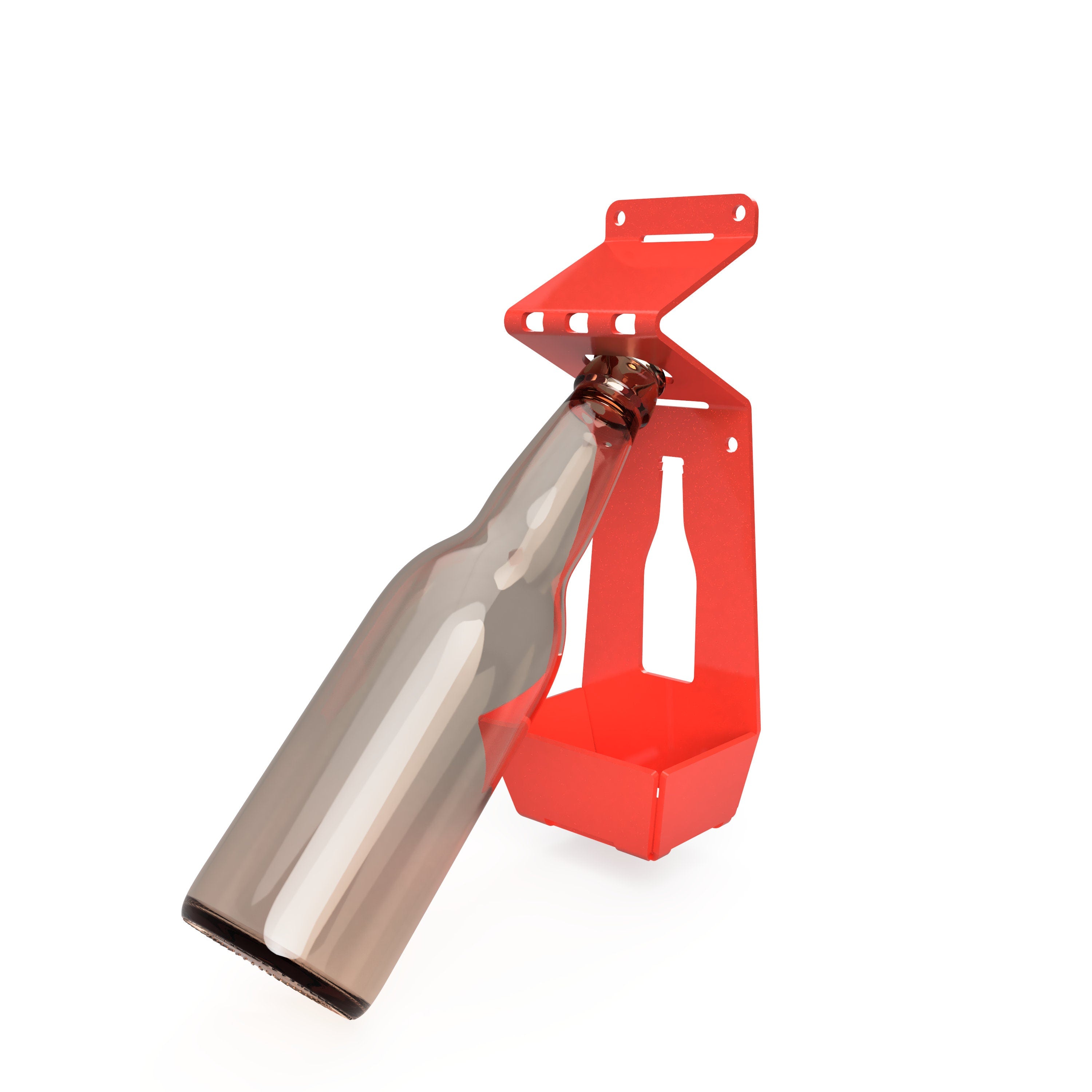 Bottle Opener DXF File - Wall Mounted Beer Opener Cut File