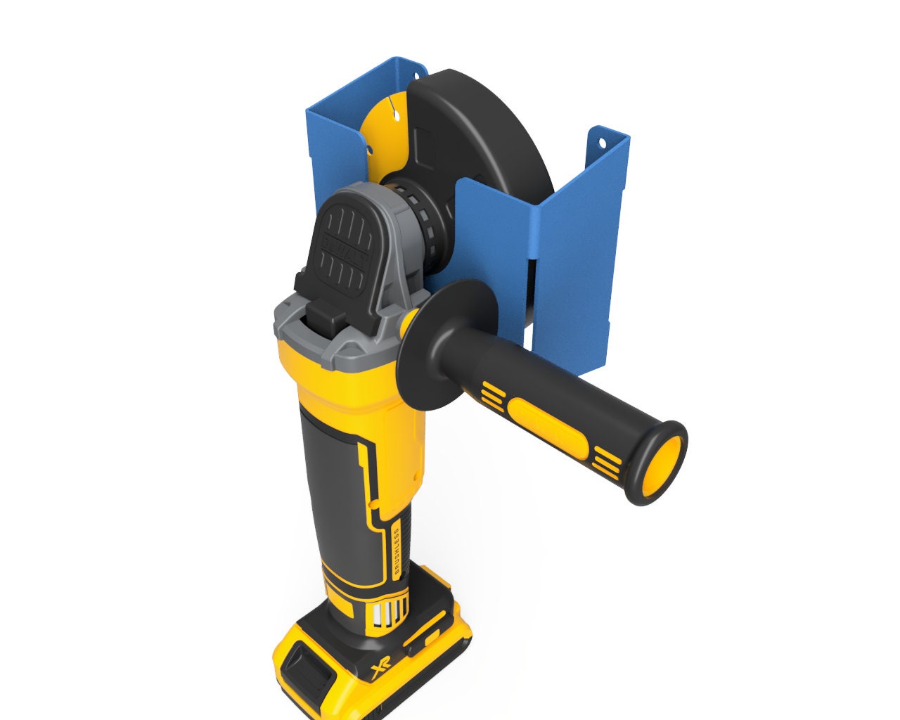 Grinder Holder DXF - 4.5 Inch Grinder Rack Cut File