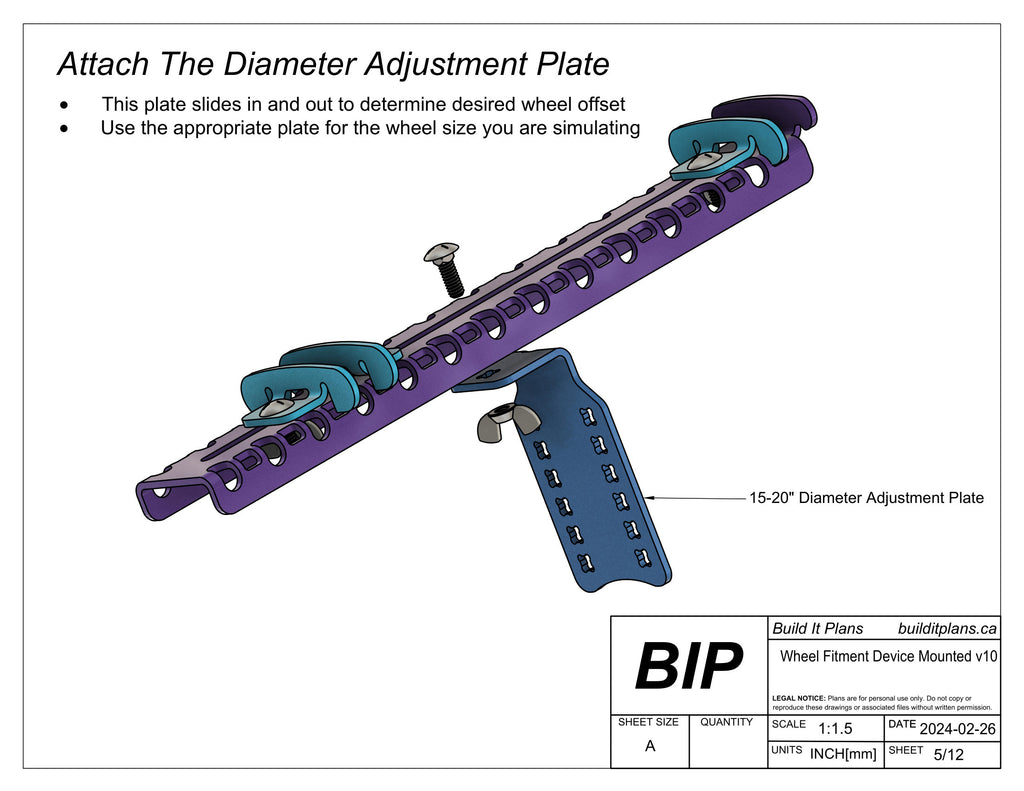 Wheel Offset Tool DXF File – Wheel Simulator Files + PDF Plans