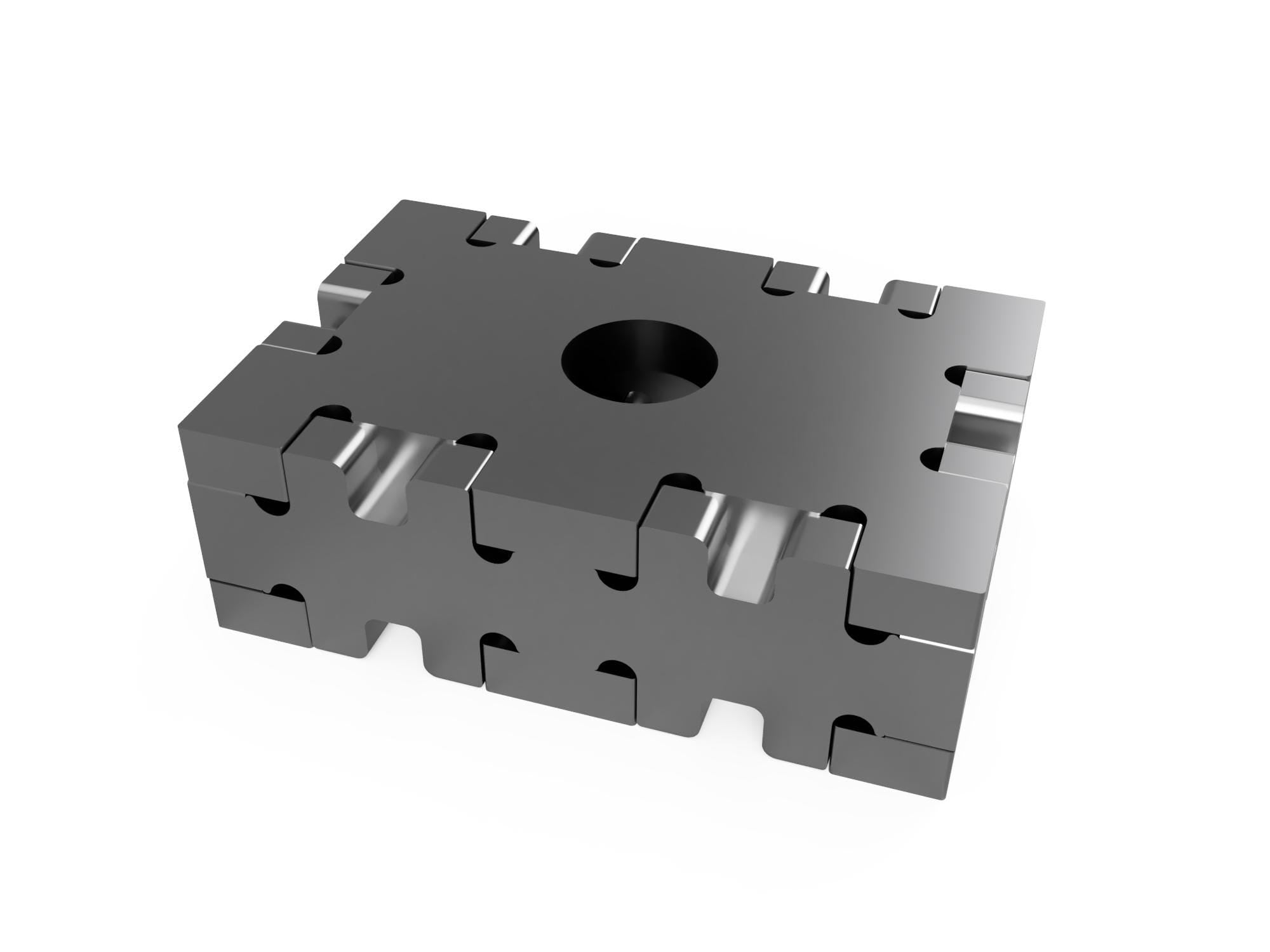 123 Block DXF Cut Files - 1/4" Material DIY Welding Fixture Blocks