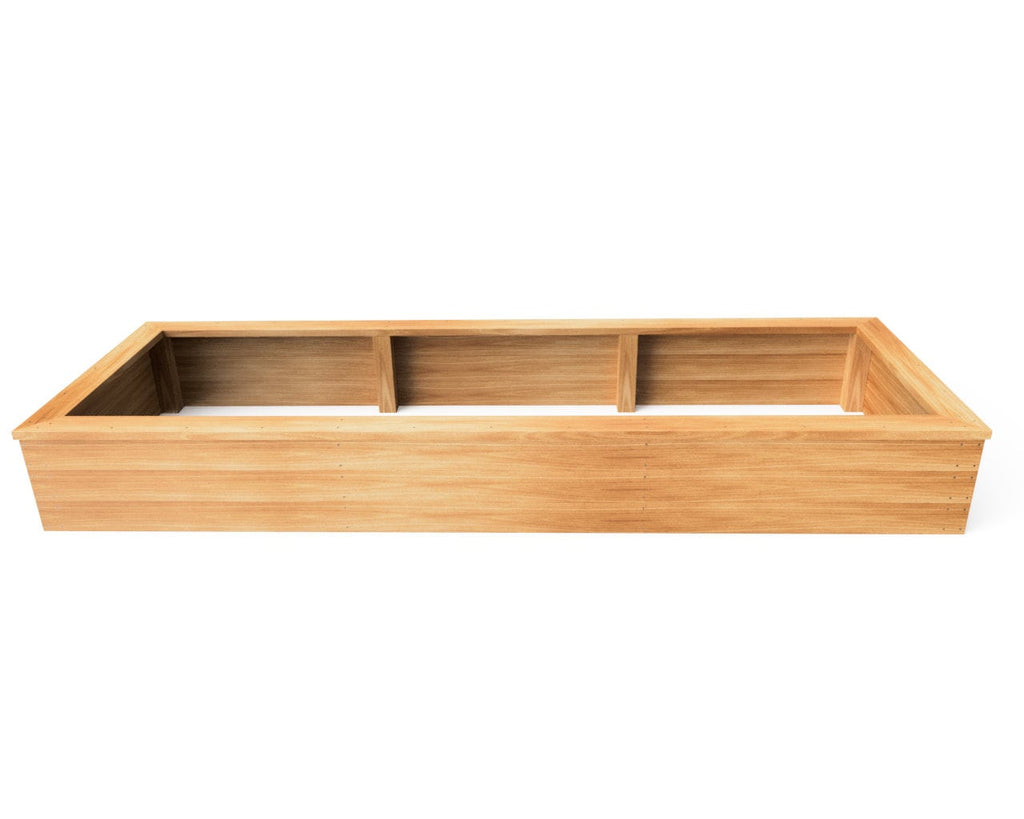 4'x12' Raised Wood Garden Bed PDF Plans - 48"x144"