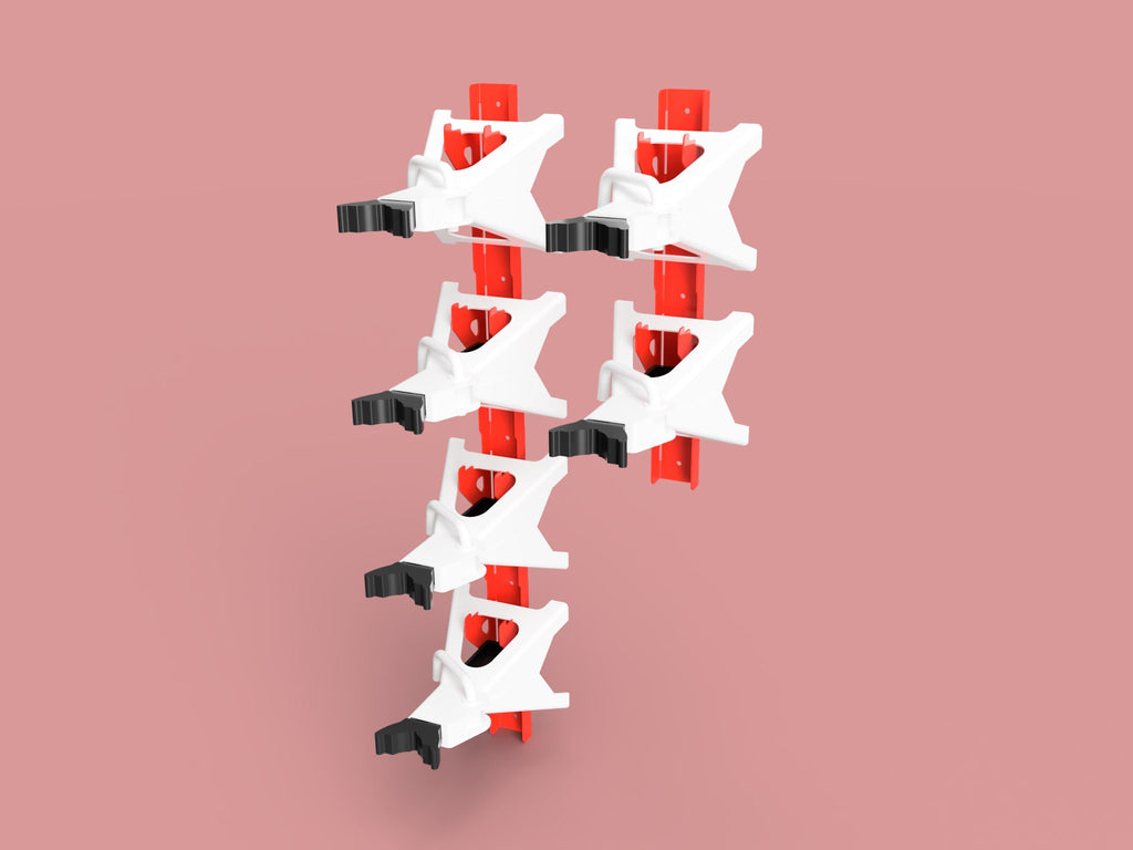 Small Jack Stand Rack DXF - 2-3.5 Ton Jackstand Wall Hook Cut Files