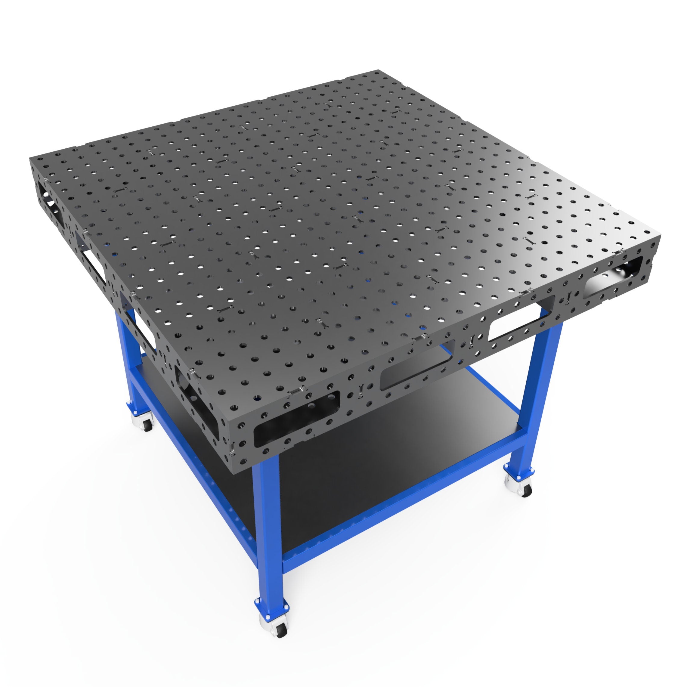 4'x4' Welding Fixture Table DXF Files - 1/4" Steel